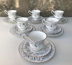 Paragon China'Cornfield' 22pc Coffee Set. Beautiful Pattern & Condition