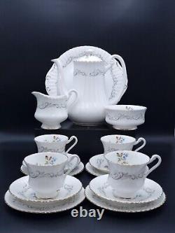 Paragon Fine Bone China'Elegance' Coffee Set for 4