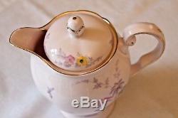 Pink TUSCAN Vintage China Rare Tea Set TEAPOT COFFEE POT HOT WATER JUG Oriental