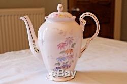 Pink TUSCAN Vintage China Rare Tea Set TEAPOT COFFEE POT HOT WATER JUG Oriental