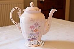 Pink TUSCAN Vintage China Rare Tea Set TEAPOT COFFEE POT HOT WATER JUG Oriental