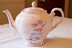 Pink TUSCAN Vintage China Rare Tea Set TEAPOT COFFEE POT HOT WATER JUG Oriental