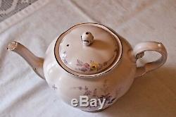 Pink TUSCAN Vintage China Rare Tea Set TEAPOT COFFEE POT HOT WATER JUG Oriental