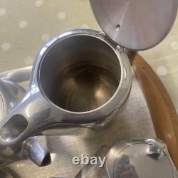 Piquot Ware Vintage Tea And Coffee Set & Rostfritt Tea Strainer Nice Condition