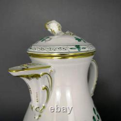 Porcelain MEISSEN Coffee Service Indian Green