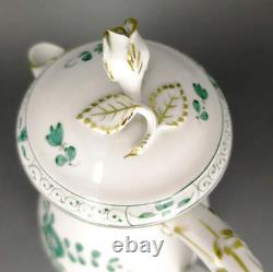 Porcelain MEISSEN Coffee Service Indian Green