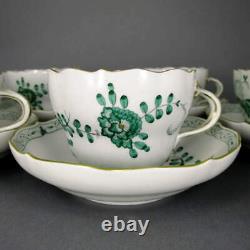 Porcelain MEISSEN Coffee Service Indian Green