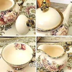 Porcelain Tea Set Special Gift Floral Vintage China Classic Coffee Set Pb-free