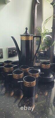 Port Merion Greek Key Coffee Set Susan Williams Ellis Vintage