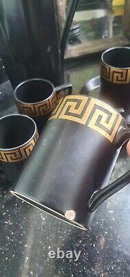 Port Merion Greek Key Coffee Set Susan Williams Ellis Vintage