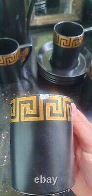 Port Merion Greek Key Coffee Set Susan Williams Ellis Vintage
