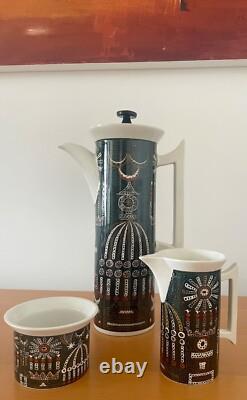 Portmeirion Pottery Magic City Susan Williams Ellis 1960s Vintage Coffee Set