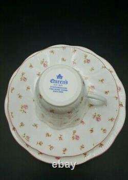 Queens-Rosina China'Fleur' Coffee Set for 6 People