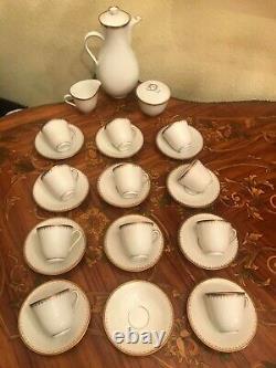 RARE 11 Cups 11 Saucers Swedish Vintage Rorstrand Porcelain Coffee Set