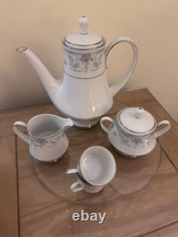 RARE Noritake LEGENDARY'String of Pearls' Coffee Set TRIO -No. 3480 -Vintage