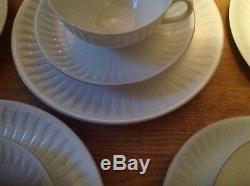 RARE Vintage Porsgrund Spire White Pattern (26 Piece Tea / Coffee Set) RARE