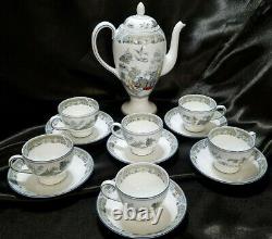 RARE Vintage Wedgewood England Chinese Legend Coffee/Tea Set