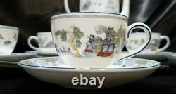 RARE Vintage Wedgewood England Chinese Legend Coffee/Tea Set