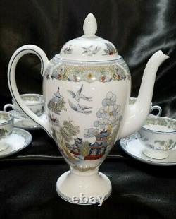 RARE Vintage Wedgewood England Chinese Legend Coffee/Tea Set
