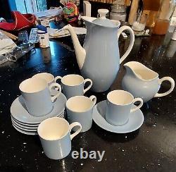 REDUCED Vintage Wedgewood'Summer Skies' Complete Coffee Set Perfect Gift