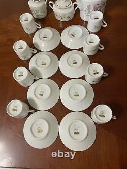 RICHARD GINORI Primavera mini Coffee Pot Creamer Sugar Bowl 8 mini set expresso