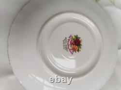 ROYAL ALBERT OLD COUNTRY ROSES CHINA COFFEE SET IN EXCELLENT Condition