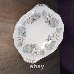 ROYAL ALBERT SILVER MAPLE 34PIECE ENGLISH BONE CHINA TEA and COFFEE SET