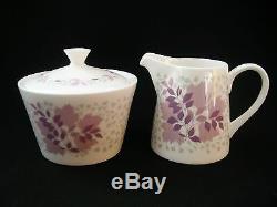 ROYAL TUSCAN FOREST GLADE COFFEE SET for 6 Pink Vintage China Retro c1960s