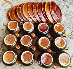 Rare 24 Piece Irish Fine Earthenware Celtic Ennis (Kilrush Pottery) Coffee Set