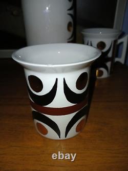 Rare Midcentury Coffee set Gold Signal Susan Williams Ellis for Portmeirion VGC
