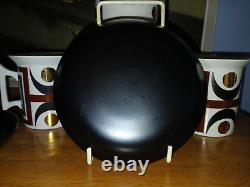 Rare Midcentury Coffee set Gold Signal Susan Williams Ellis for Portmeirion VGC