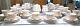 Rare Vtg Verbilki Dmitrov Russian Porcelain White Gold Coffee/tea Set For 6 Mint