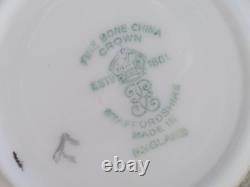 Rare Vintage 16pcs Crown Staffordshire Patt No A16411 Game Series Coffee Set