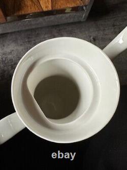 Rare Vintage 1950s Rorstrand Sweden Pottery Tweed Pattern Coffee Set For 6