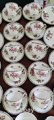 Rare Vintage 36 Piece Aynsley Tea/coffe Set Rose Cabbage 6183. Pretty. Excellent