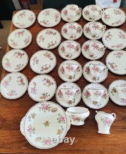 Rare Vintage 36 Piece Aynsley Tea/coffe Set Rose Cabbage 6183. Pretty. Excellent