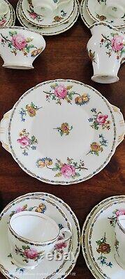 Rare Vintage 36 Piece Aynsley Tea/coffe Set Rose Cabbage 6183. Pretty. Excellent