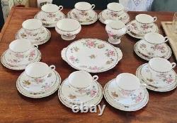 Rare Vintage 36 Piece Aynsley Tea/coffe Set Rose Cabbage 6183. Pretty. Excellent