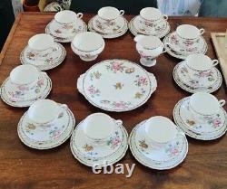 Rare Vintage 36 Piece Aynsley Tea/coffe Set Rose Cabbage 6183. Pretty. Excellent