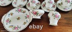Rare Vintage 36 Piece Aynsley Tea/coffe Set Rose Cabbage 6183. Pretty. Excellent