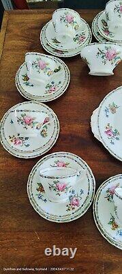 Rare Vintage 36 Piece Aynsley Tea/coffe Set Rose Cabbage 6183. Pretty. Excellent