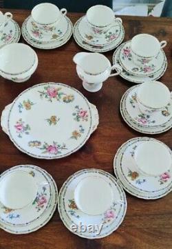 Rare Vintage 36 Piece Aynsley Tea/coffe Set Rose Cabbage 6183. Pretty. Excellent