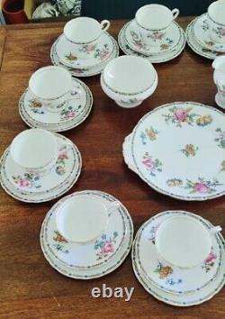 Rare Vintage 36 Piece Aynsley Tea/coffe Set Rose Cabbage 6183. Pretty. Excellent