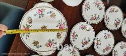 Rare Vintage 36 Piece Aynsley Tea/coffe Set Rose Cabbage 6183. Pretty. Excellent