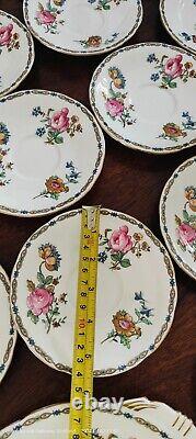 Rare Vintage 36 Piece Aynsley Tea/coffe Set Rose Cabbage 6183. Pretty. Excellent