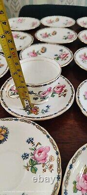 Rare Vintage 36 Piece Aynsley Tea/coffe Set Rose Cabbage 6183. Pretty. Excellent