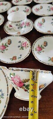 Rare Vintage 36 Piece Aynsley Tea/coffe Set Rose Cabbage 6183. Pretty. Excellent