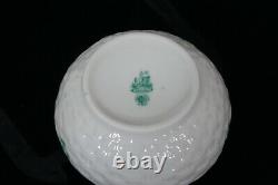 Rare! Vintage Belleek Pottery Shamrock Pattern 3 Piece Coffee Set Mint