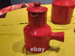 Rare Vintage CHARLES VOLTZ VALLAURIS French Art Pottery PART COFFEE SET VGC