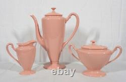Rare! Vintage Discontinued Lenox China Coral 5 Piece Coffee Set Mint